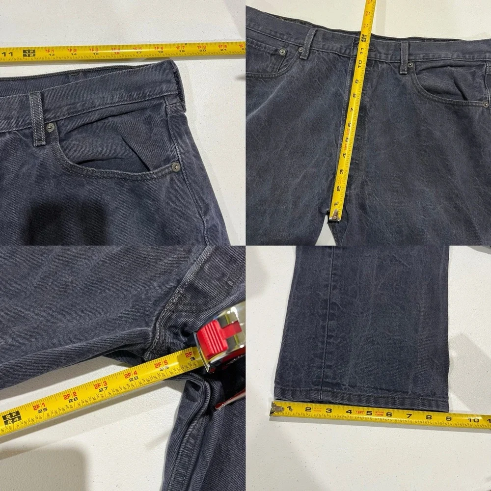 Vintage Levi's 501 XX Jeans Men's 36x29 Blue Purple Faded Y2K Button Fly
